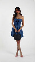 Mini Dress Tiered Smock
